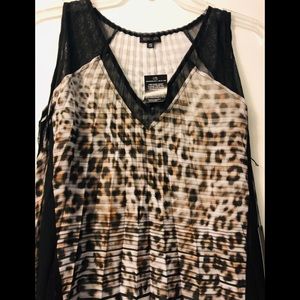 Komarov sheer oversized top